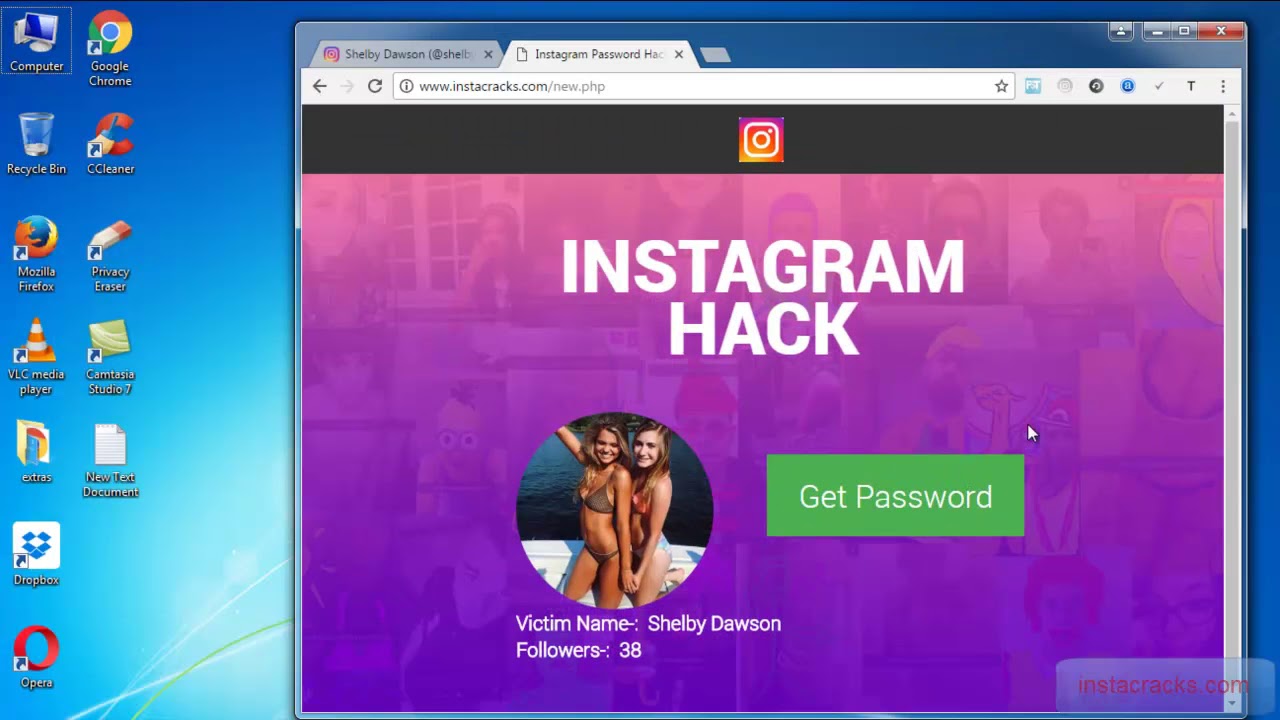 Instagram account hacker